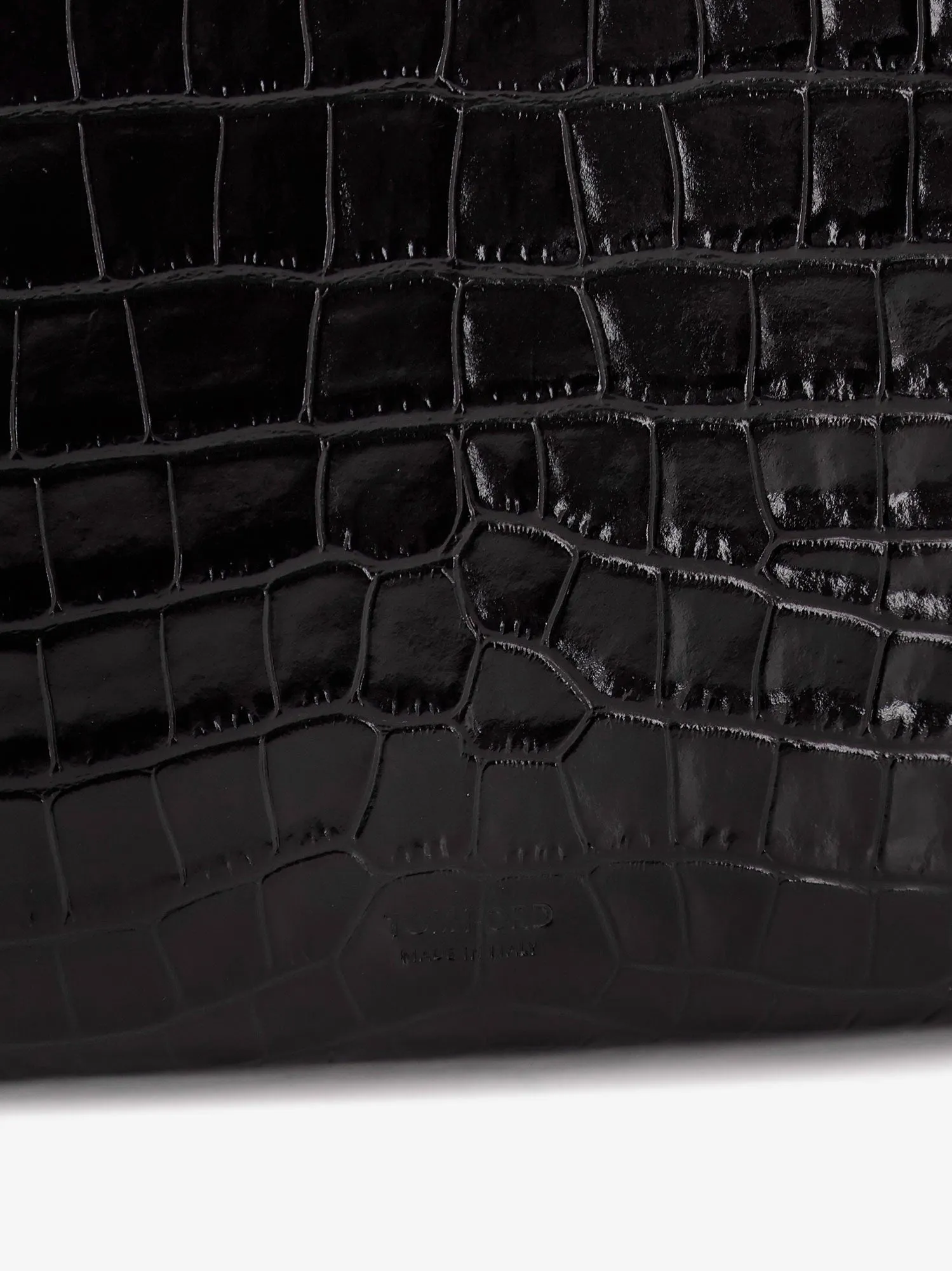 TOM FORD Crocodile-print leather clutch bag sold by Siebentaschen product image thumbnail 4