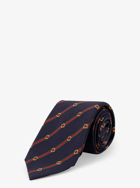 Gucci Jacquard silk tie sold by Siebentaschen