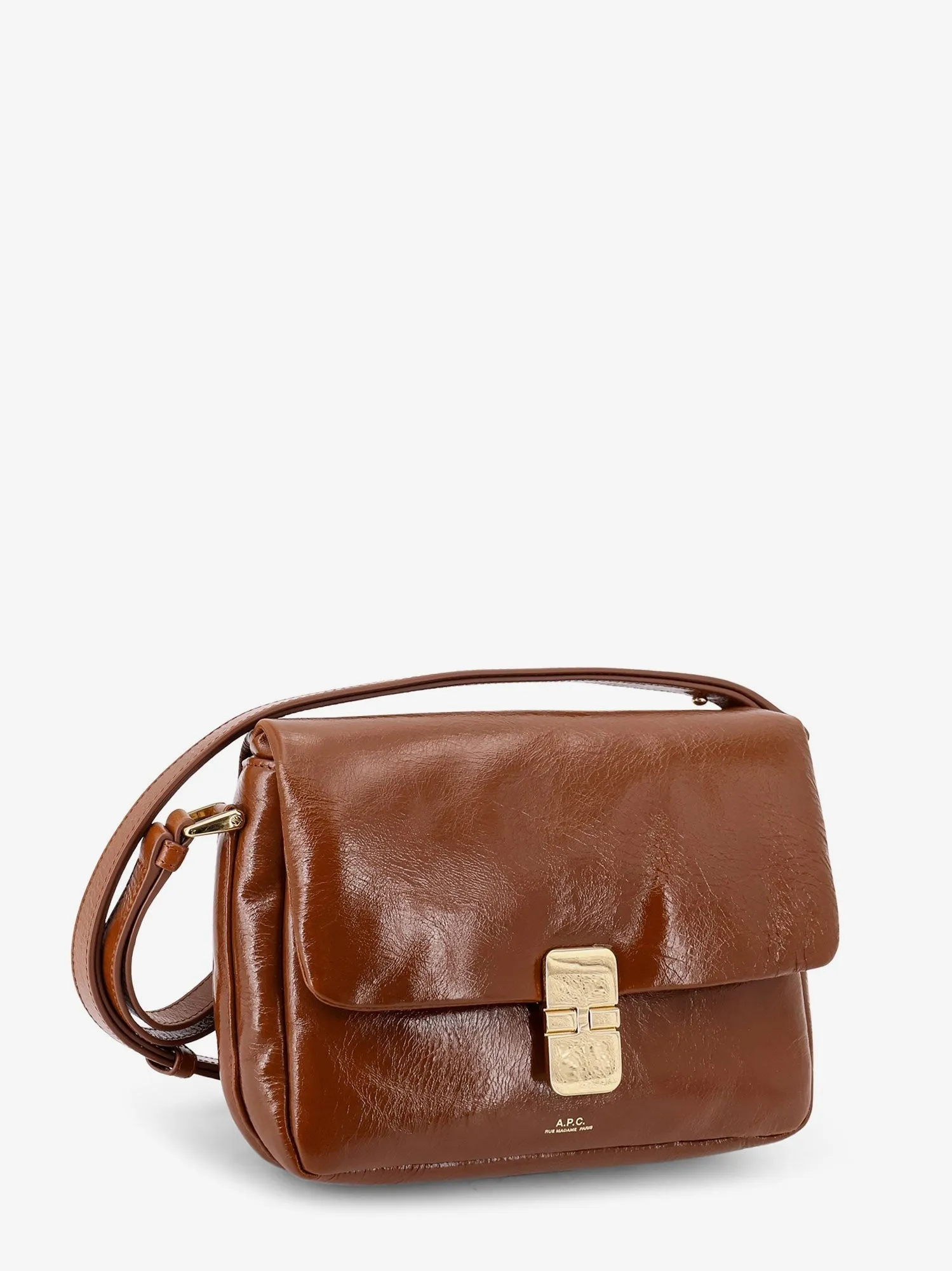 A.P.C. Grace leather shoulder bag sold by Siebentaschen product image thumbnail 3