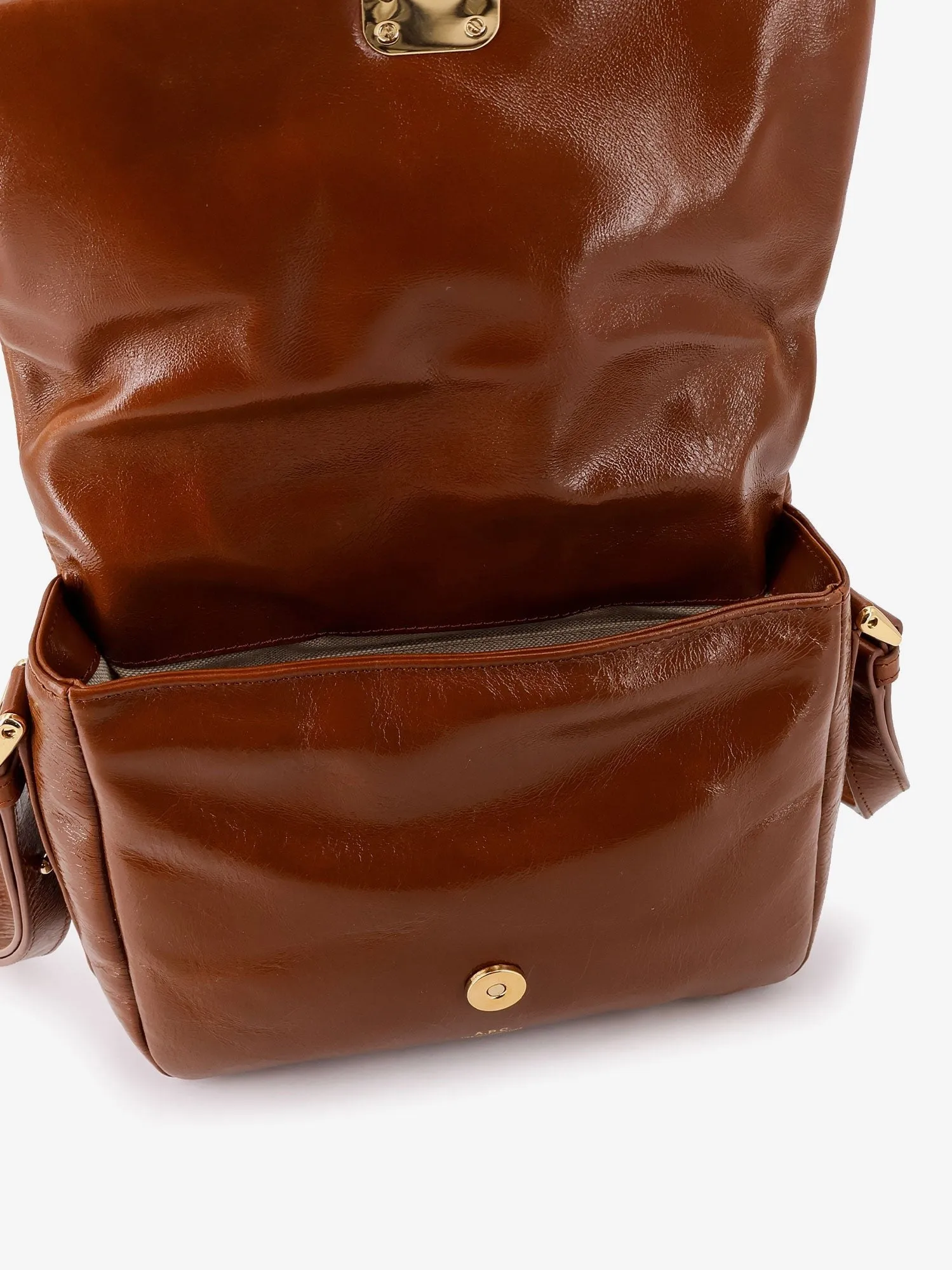 A.P.C. Grace leather shoulder bag sold by Siebentaschen product image thumbnail 4
