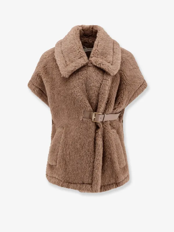 Max Mara New Abavo alpaca and cashmere sleeveless coat sold by Siebentaschen