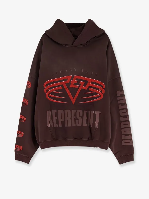 Represent Living Legacy reversible cotton hooded sweatshirt sold by Siebentaschen