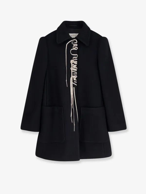 Dries Van Noten Rebela wool blend coat made by Dries Van Noten