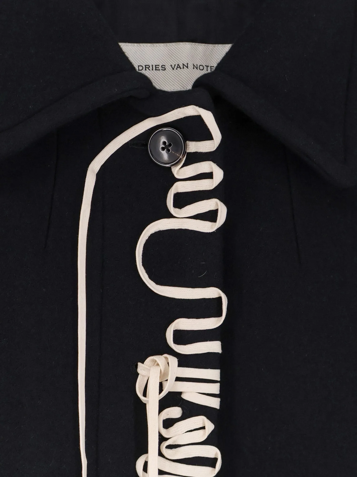 Dries Van Noten Rebela wool blend coat sold by Siebentaschen product image thumbnail 3