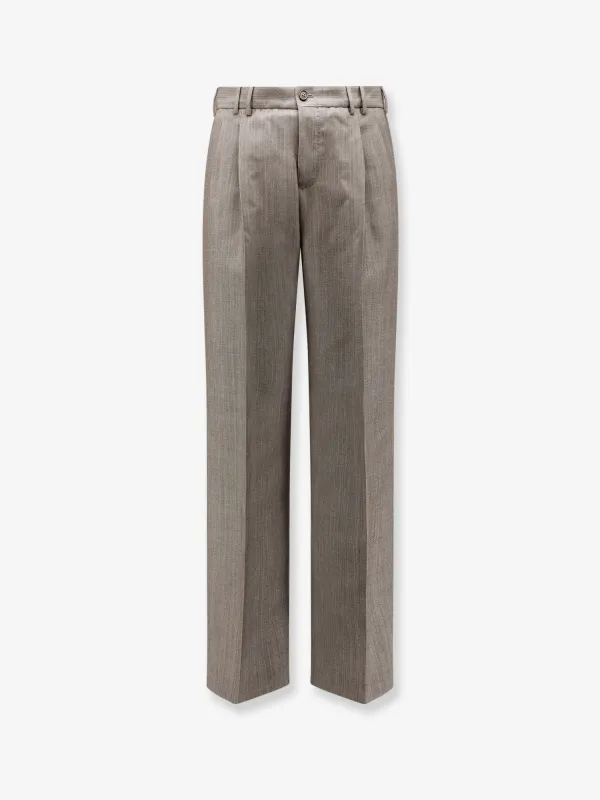 Pt Torino Michael virgin wool trousers sold by Siebentaschen