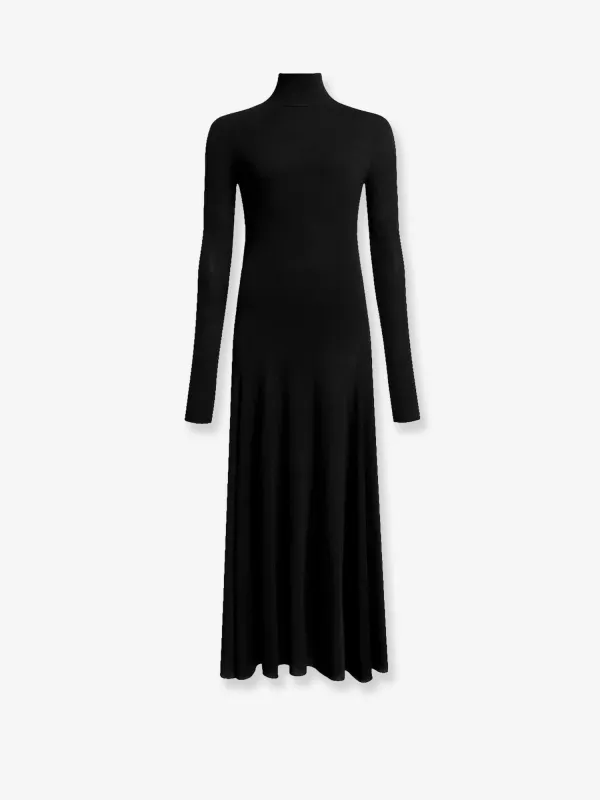 ALAIA Viscose long Heart Dress sold by Siebentaschen