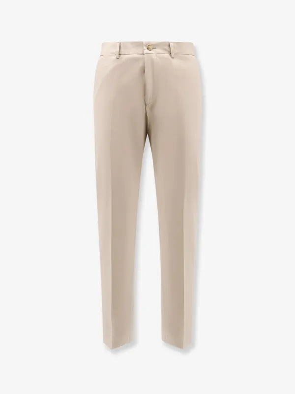 Boss Cotton and silk trousers sold by Siebentaschen