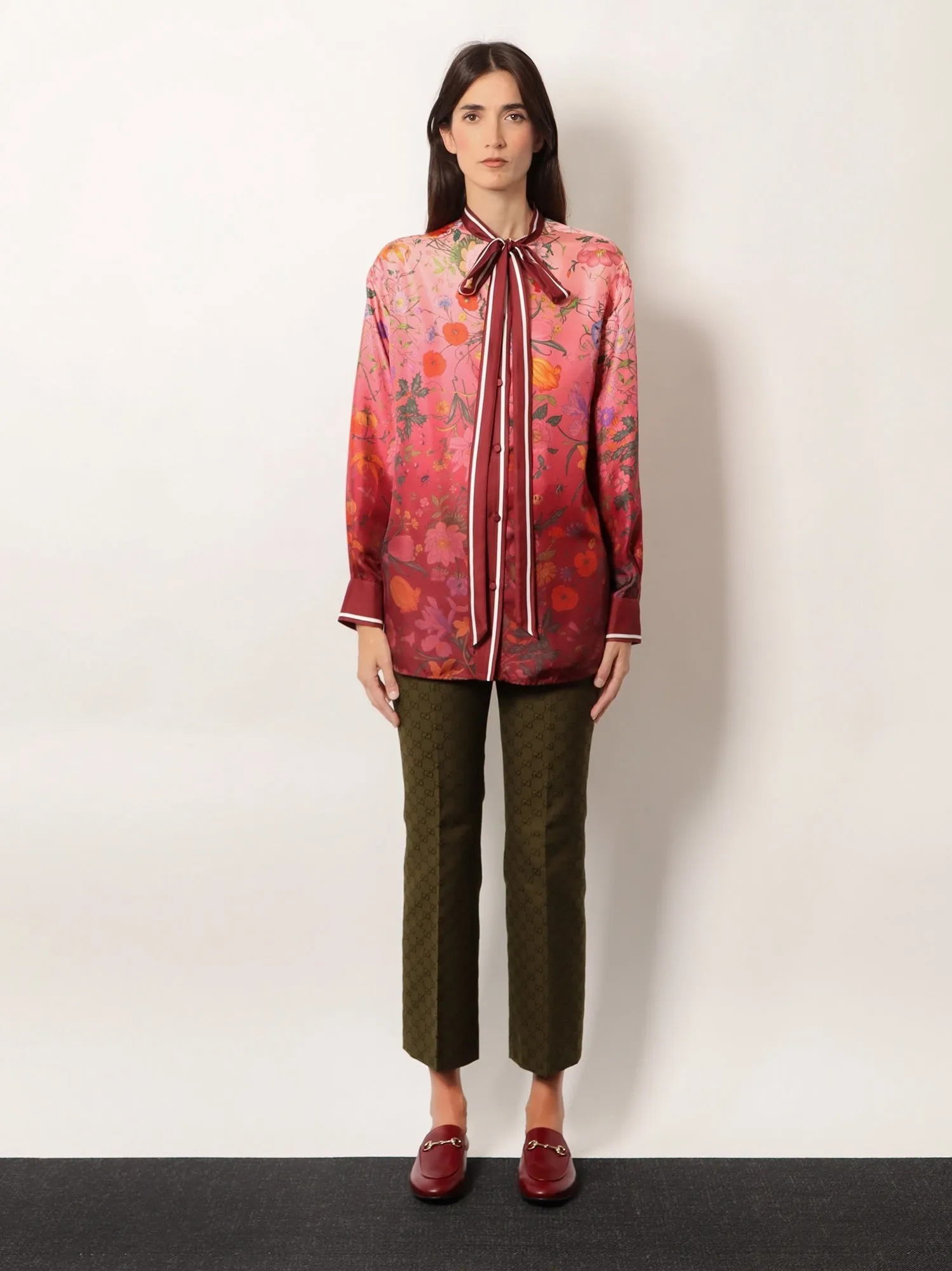 Gucci Silk shirt with Gucci Flora print sold by Siebentaschen product image thumbnail 3