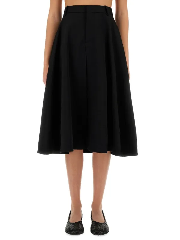 Bottega Veneta GRAIN DE POUDRE WOOL SKIRT made by Bottega Veneta