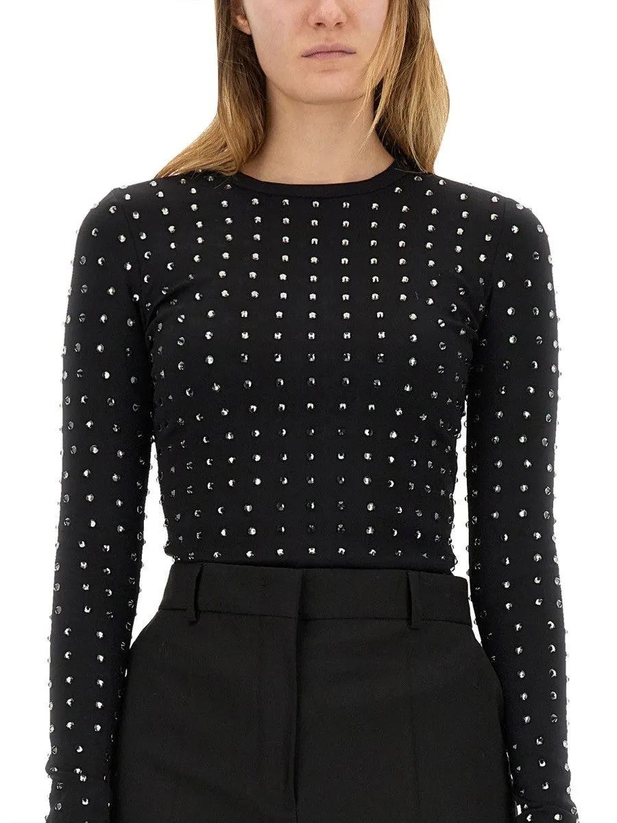 Sportmax "NEGUS" TOP WITH CRYSTALS sold by Siebentaschen product image thumbnail 4