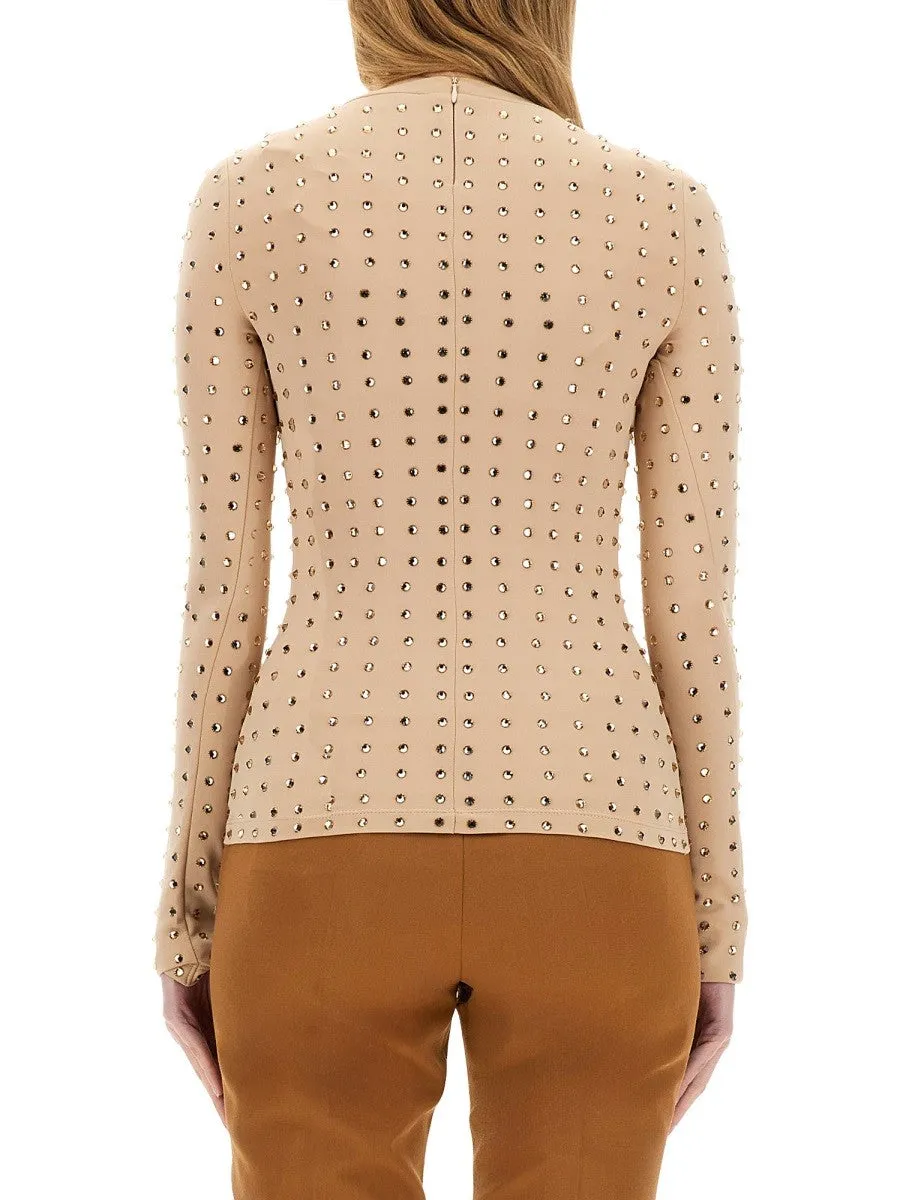 Sportmax "NEGUS" TOP WITH CRYSTALS sold by Siebentaschen product image thumbnail 3