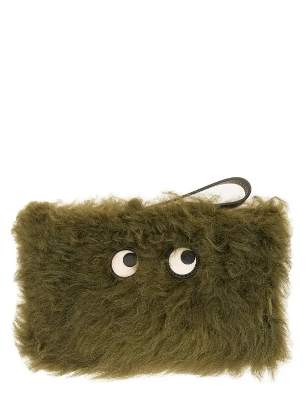 ANYA HINDMARCH "SHEARLING EYES" CLUTCH BAG sold by Siebentaschen