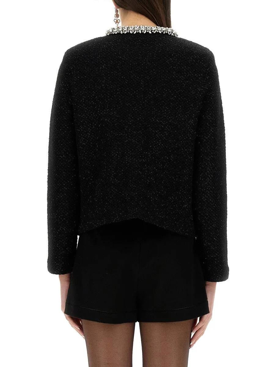 SELF-PORTRAIT sequin knit cardigan sold by Siebentaschen product image thumbnail 3