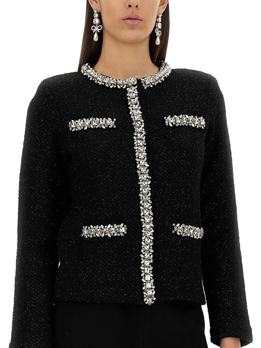 SELF-PORTRAIT sequin knit cardigan sold by Siebentaschen product image thumbnail 4