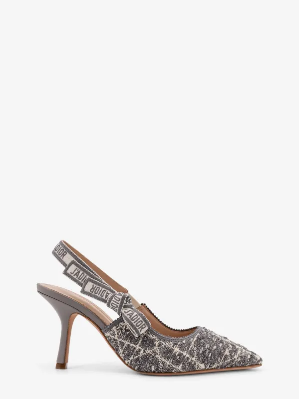 Dior J'Adior cannage tweed slingback pumps sold by Siebentaschen