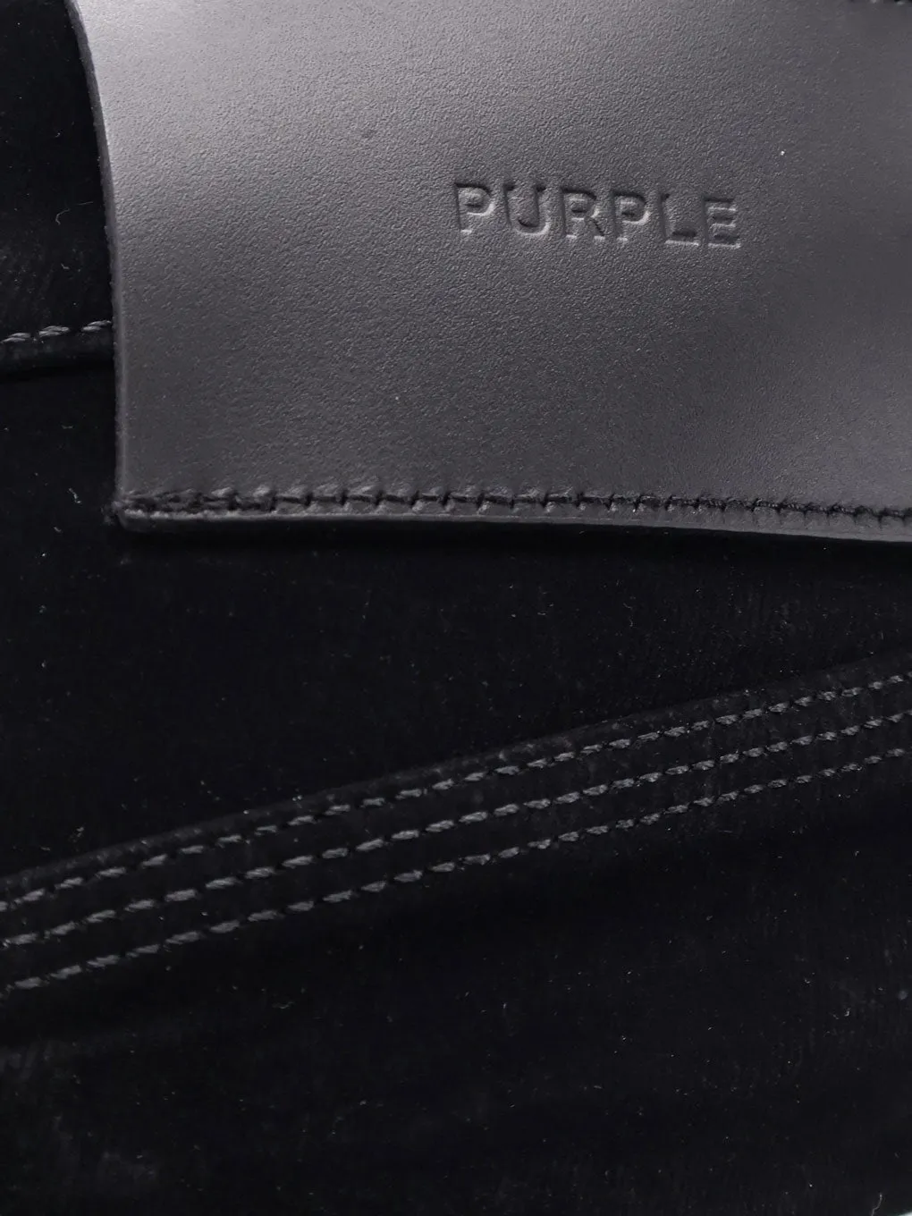 PURPLE BRAND Skinny flare velvet trousers sold by Siebentaschen product image thumbnail 3