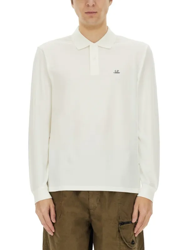 C.P. COMPANY STRETCH PIQUE POLO SHIRT sold by Siebentaschen