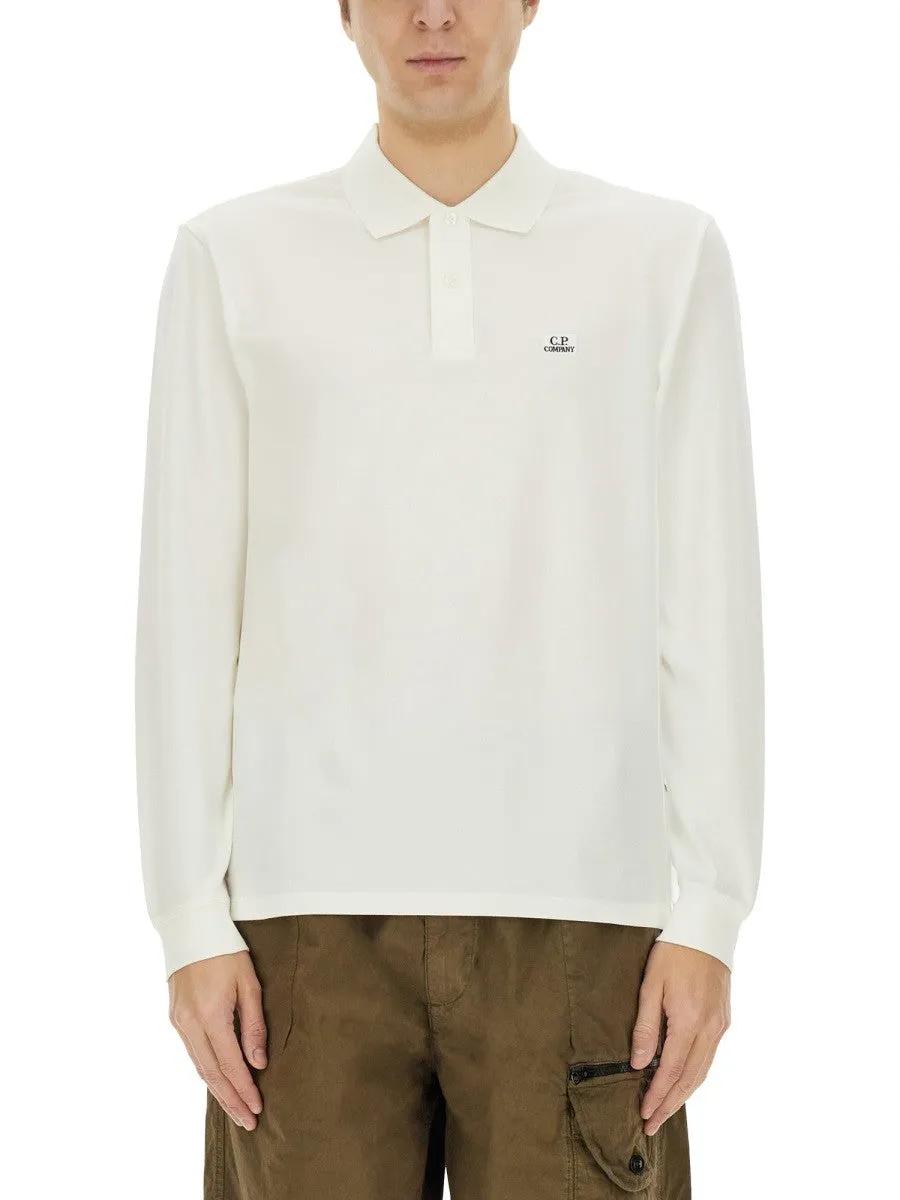 C.P. COMPANY STRETCH PIQUE POLO SHIRT sold by Siebentaschen