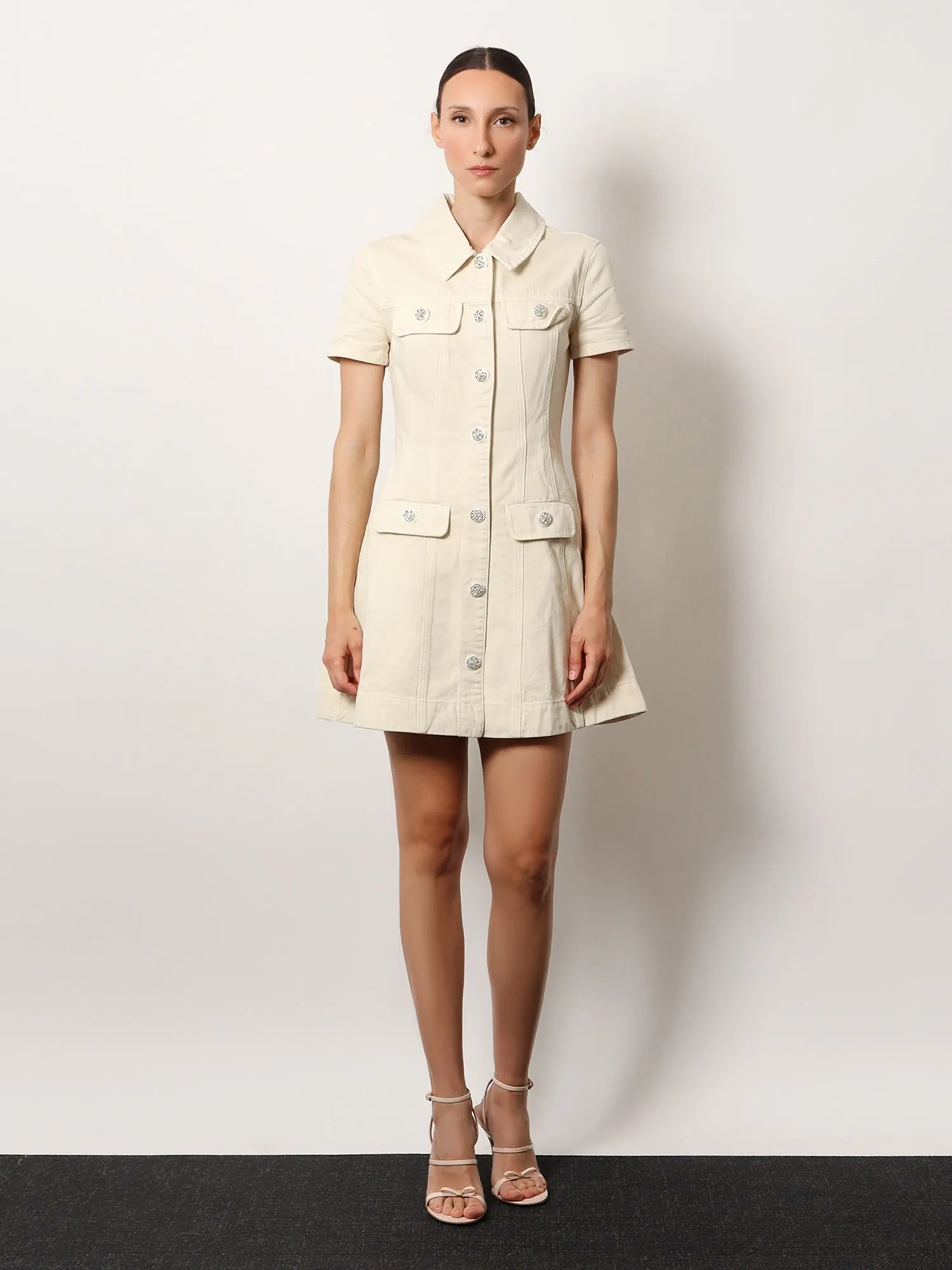 SELF PORTRAIT Denim short dress sold by Siebentaschen product image thumbnail 2