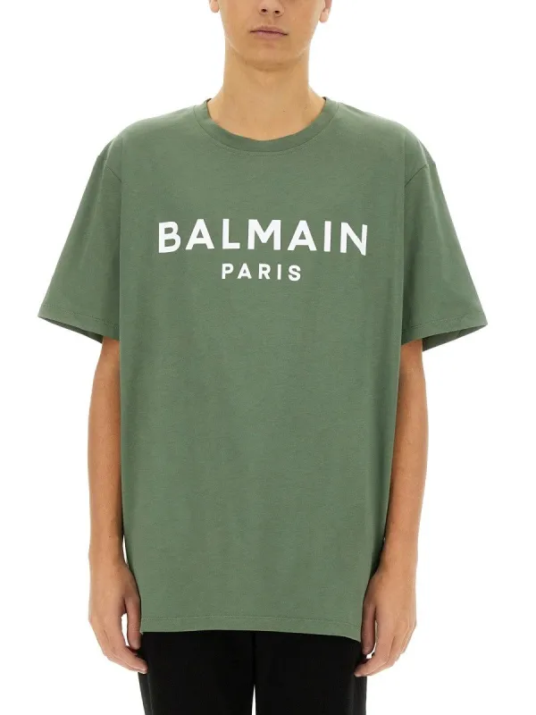Balmain T-SHIRT WITH LOGO sold by Siebentaschen
