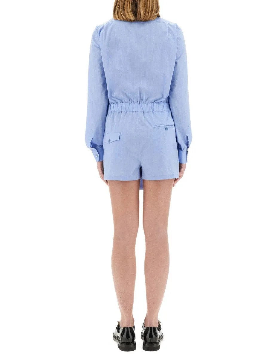 Moschino POPLIN CHEMISE JUMPSUIT sold by Siebentaschen product image thumbnail 4