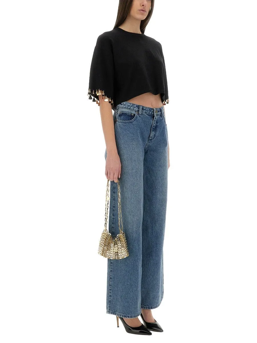 RABANNE KNIT CROP T-SHIRT sold by Siebentaschen product image thumbnail 2