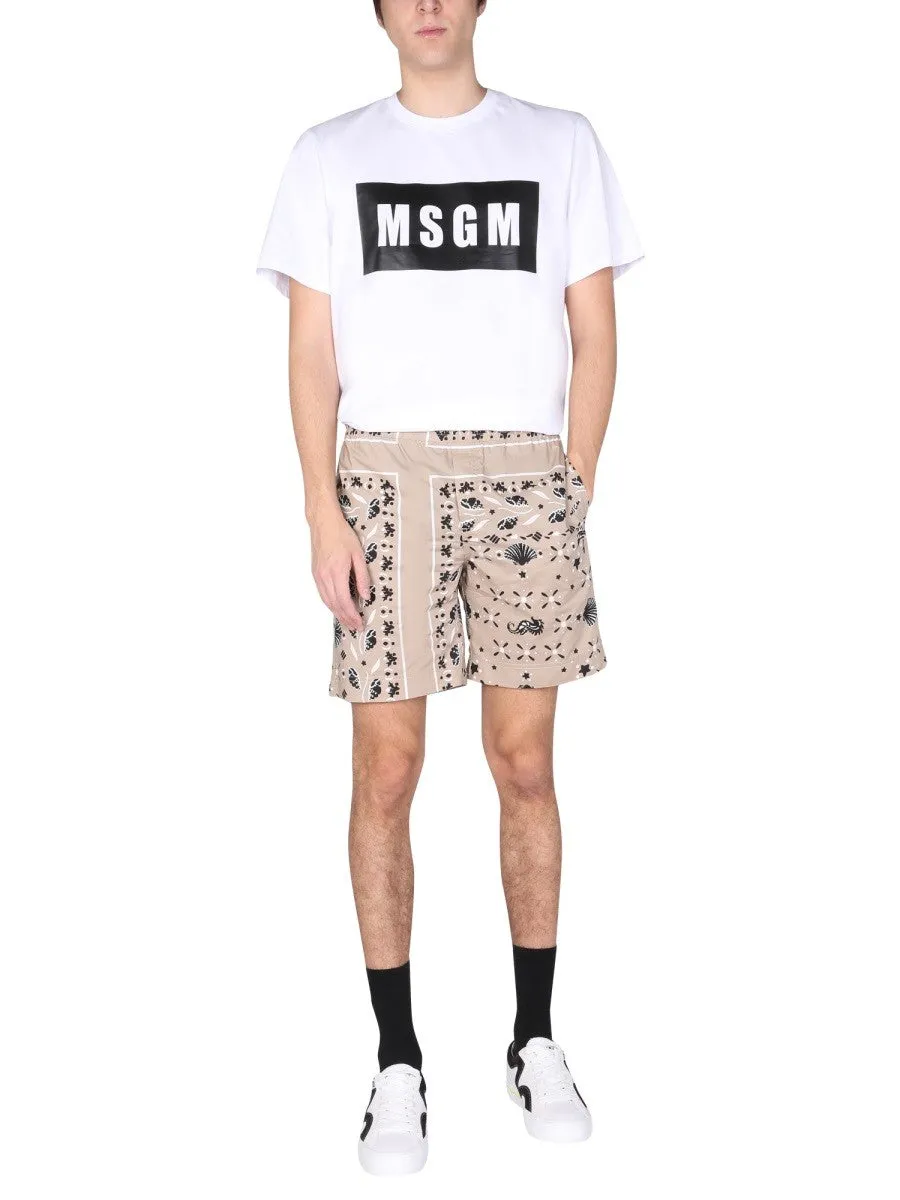 msgm T-SHIRT WITH LOGO BOX sold by Siebentaschen product image thumbnail 2