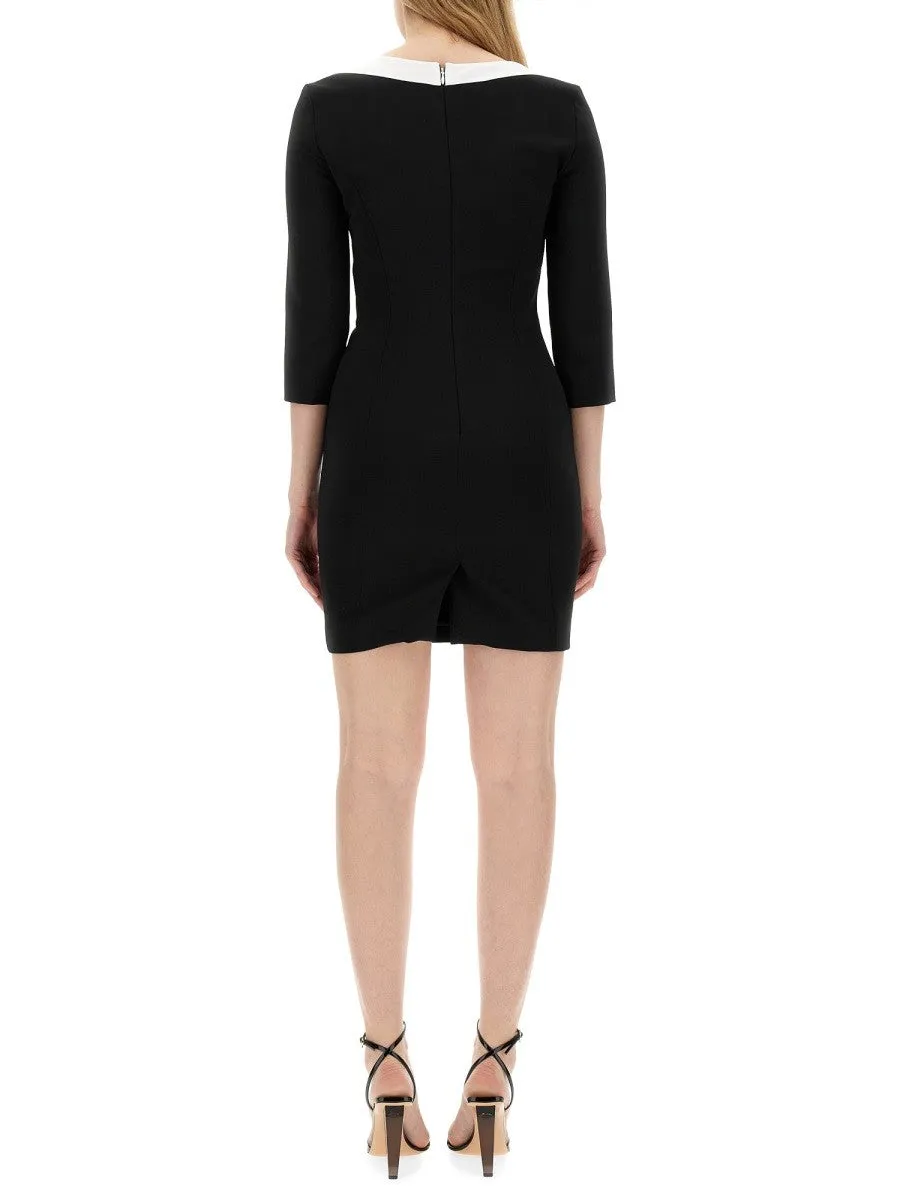 Moschino CREPE HOUSE SYMBOLS DRESS !? sold by Siebentaschen product image thumbnail 3