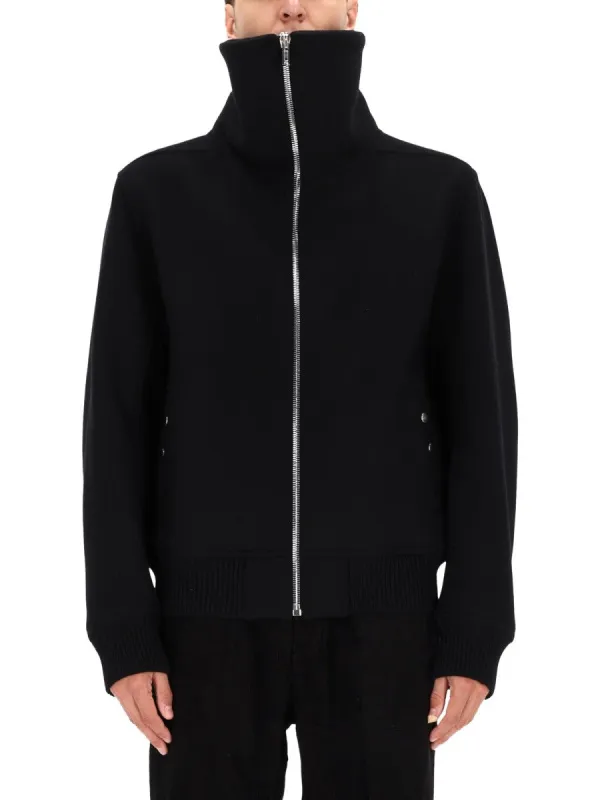 RICK OWENS "BLIXA DRACUCOLLAR" JACKET sold by Siebentaschen