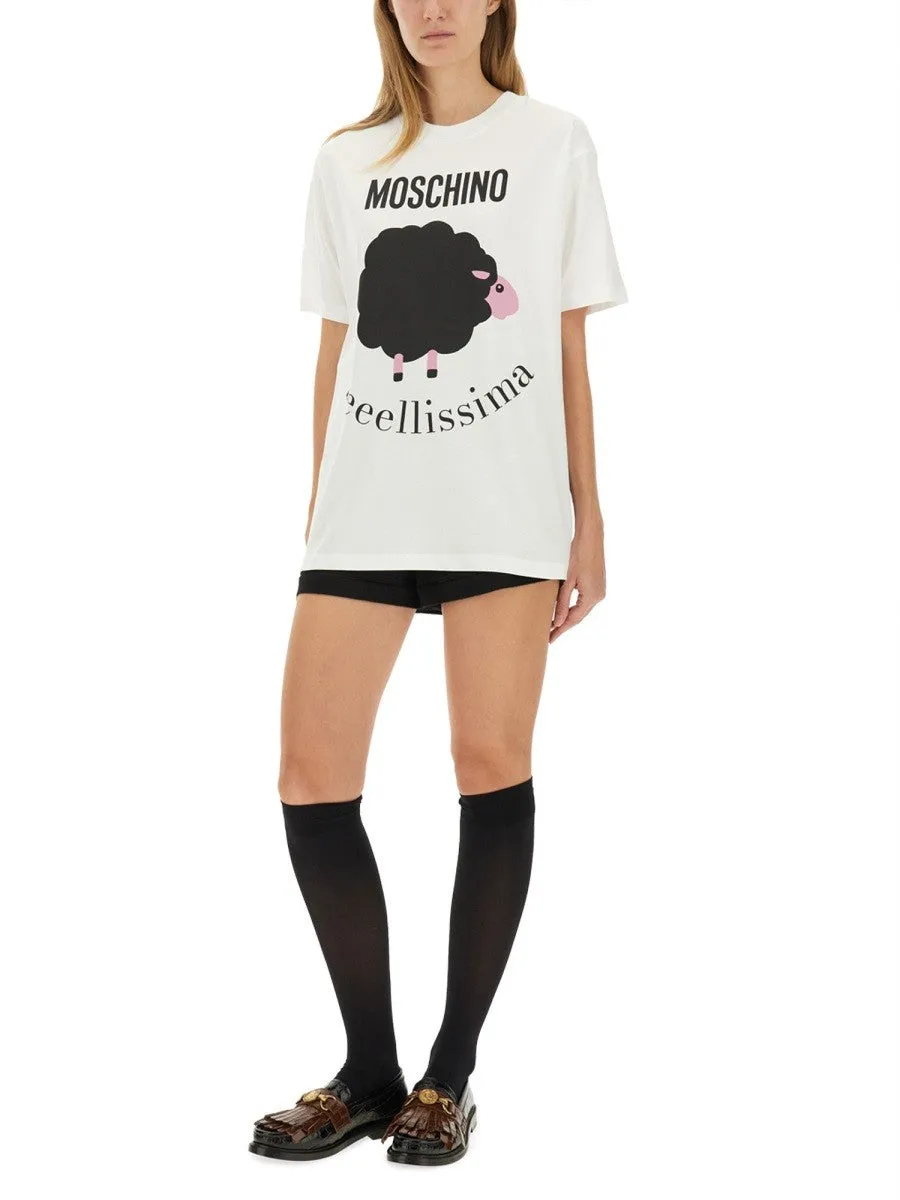Moschino T-SHIRT WITH PRINT sold by Siebentaschen product image thumbnail 2