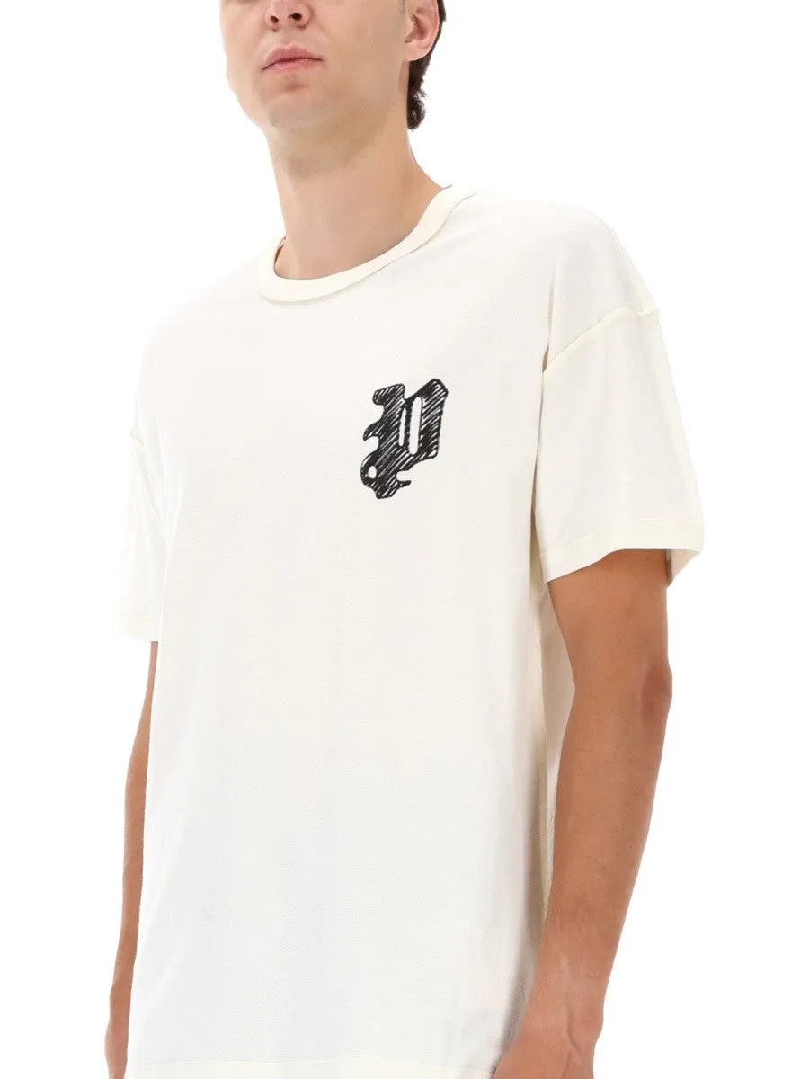 PURPLE BRAND "SCRIBBLED P" T-SHIRT sold by Siebentaschen product image thumbnail 4
