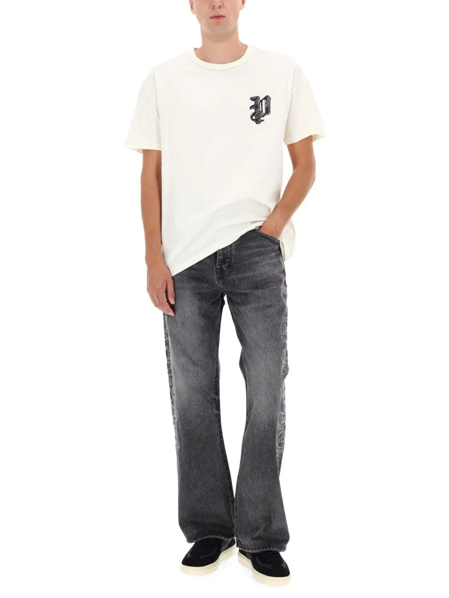 PURPLE BRAND "SCRIBBLED P" T-SHIRT sold by Siebentaschen product image thumbnail 2