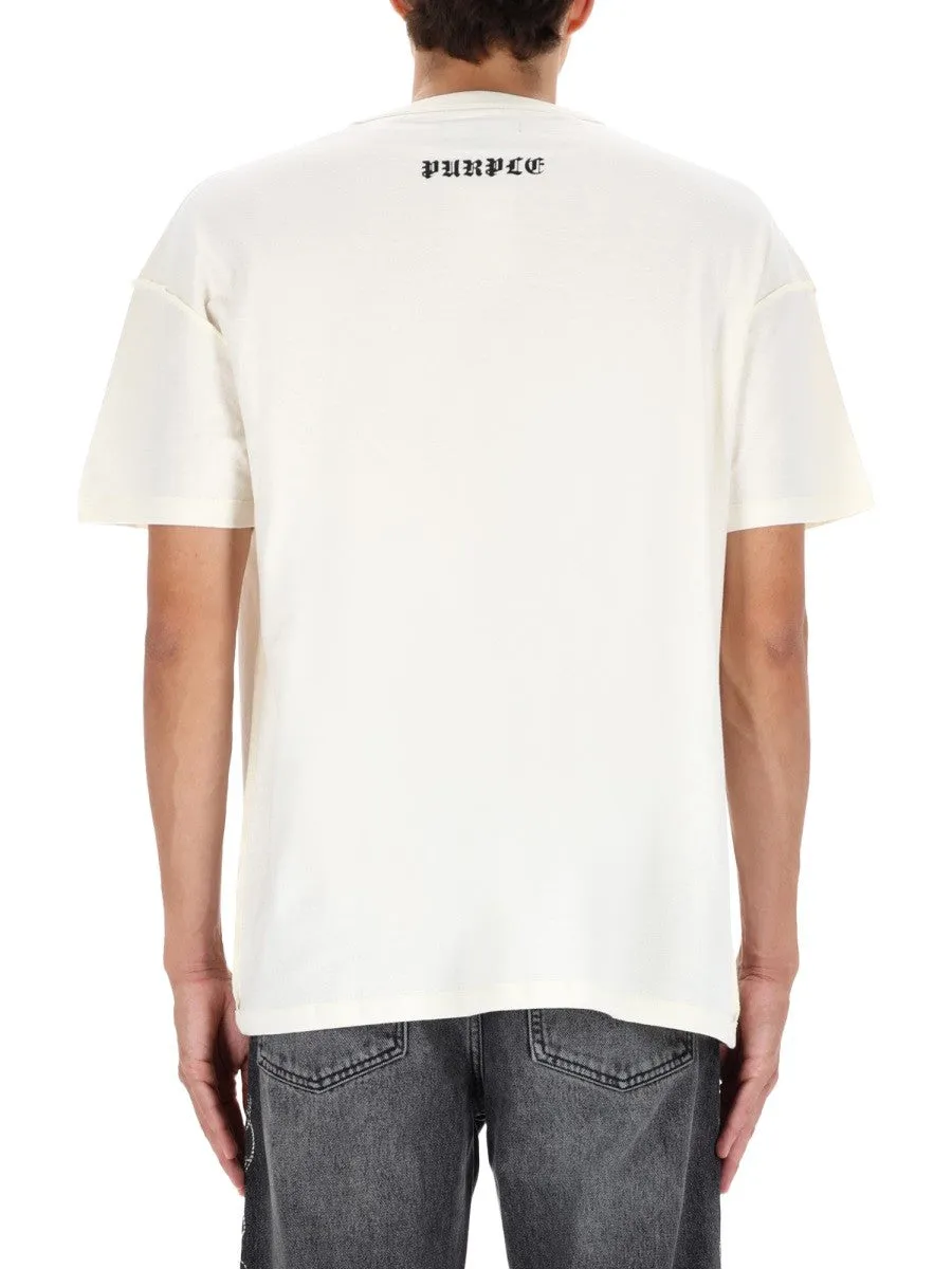 PURPLE BRAND "SCRIBBLED P" T-SHIRT sold by Siebentaschen product image thumbnail 3