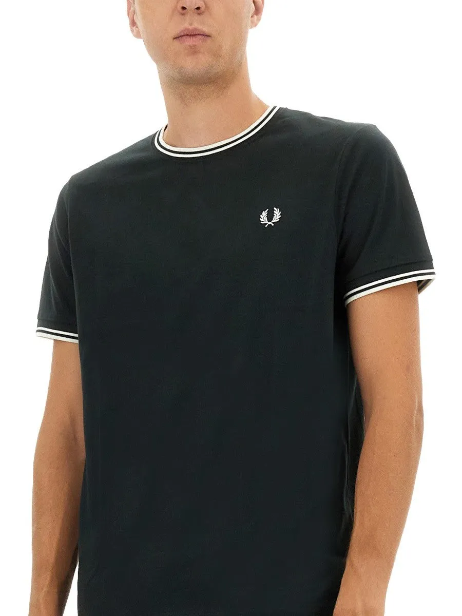 FRED PERRY DOUBLE STRIPE T-SHIRT sold by Siebentaschen product image thumbnail 2