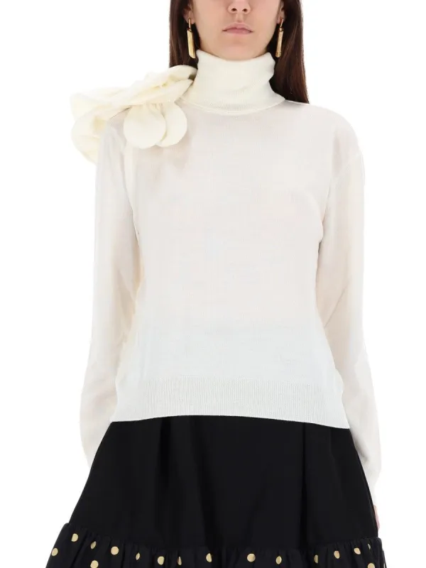 Moschino MESH WITH FLOWER DETAIL sold by Siebentaschen