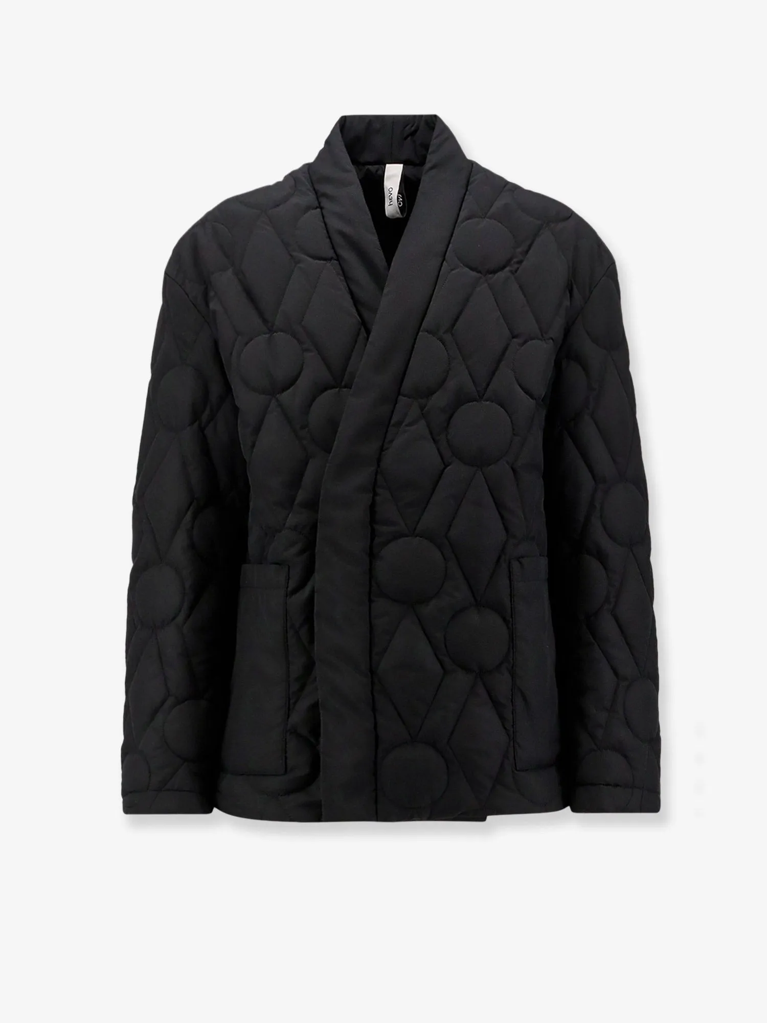 Hevo Faeto quilted nylon down jacket sold by Siebentaschen
