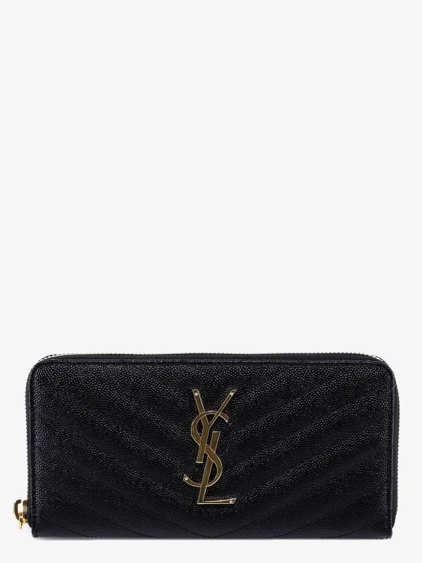 Saint Laurent Leather wallet sold by Siebentaschen