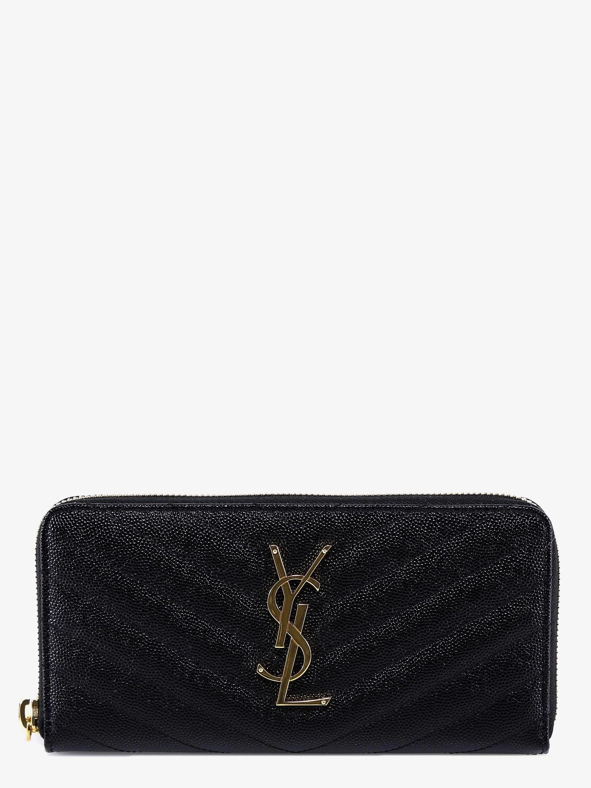 Saint Laurent Leather wallet sold by Siebentaschen