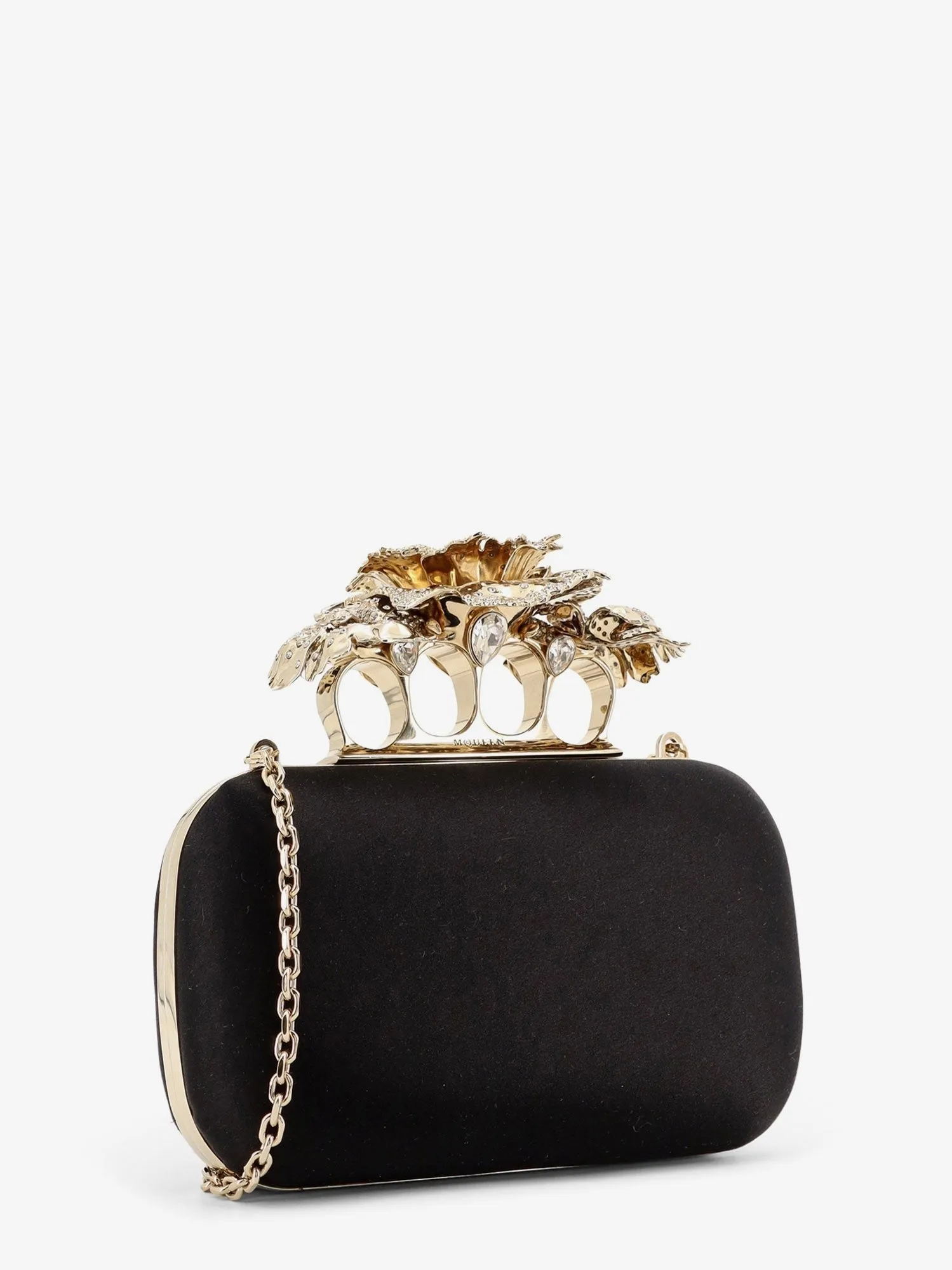 Alexander Mcqueen Carnation Clutch satin clutch sold by Siebentaschen product image thumbnail 3