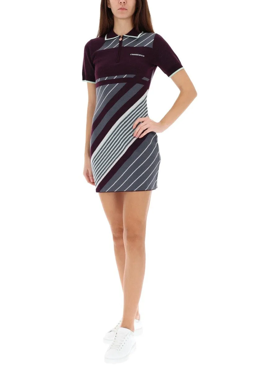 CASABLANCA "DIAGONAL" TENNIS POLO DRESS sold by Siebentaschen product image thumbnail 2