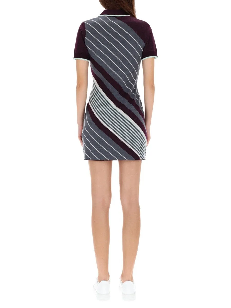 CASABLANCA "DIAGONAL" TENNIS POLO DRESS sold by Siebentaschen product image thumbnail 3