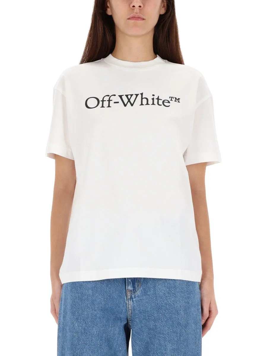 Off-white T-SHIRT WITH LOGO sold by Siebentaschen