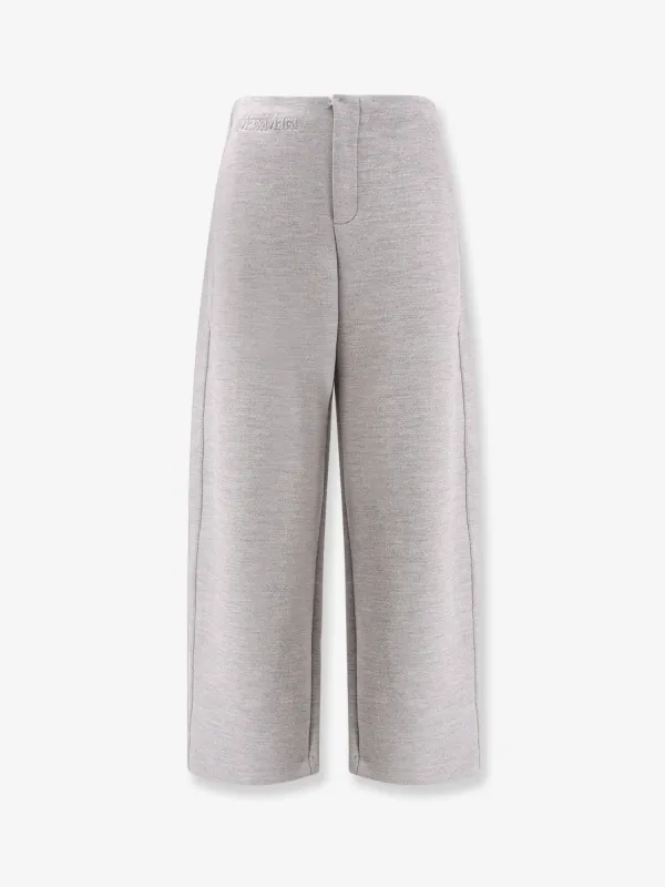 Max Mara Ebrien wool and cotton trousers sold by Siebentaschen