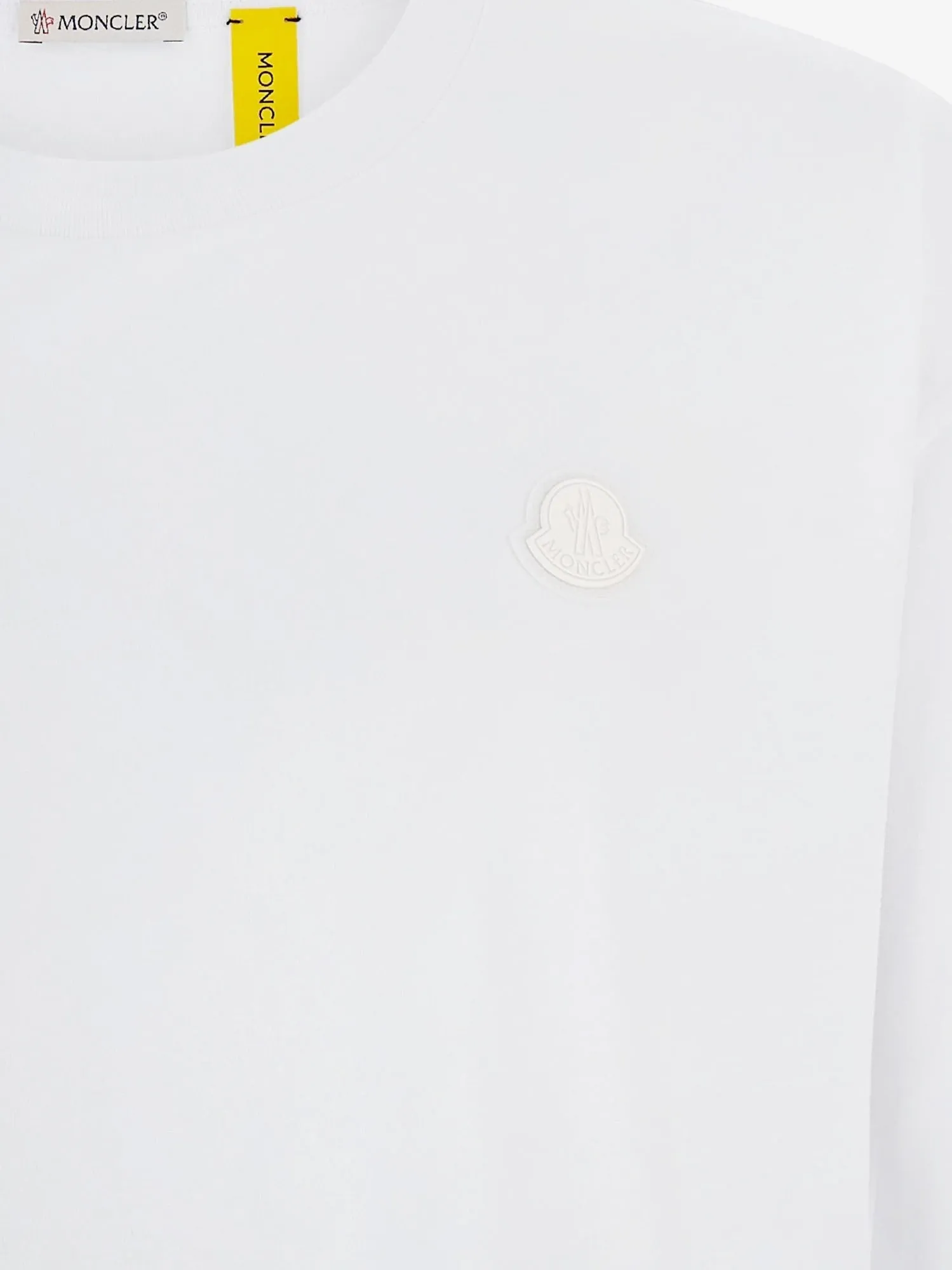MONCLER GENIUS Cotton t-shirt with logo patch on the front sold by Siebentaschen product image thumbnail 3