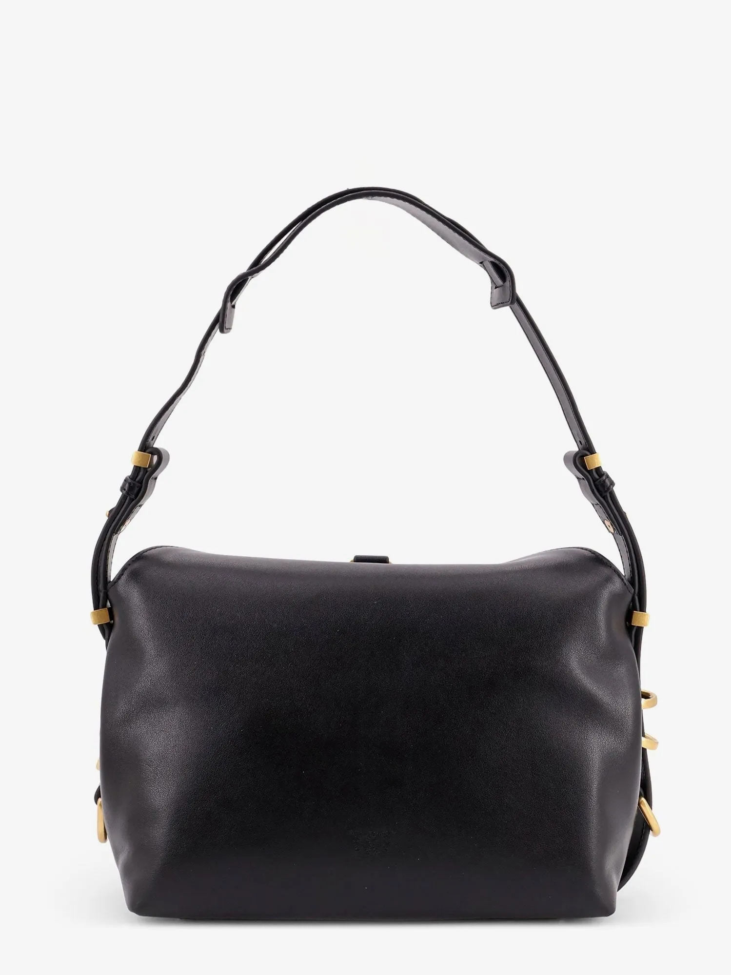 Pinko Leather shoulder bag with metal logo detail sold by Siebentaschen product image thumbnail 2
