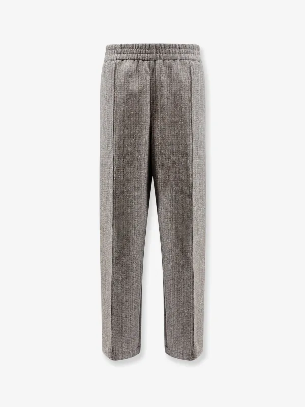 AMI PARIS Virgin wool blend trousers sold by Siebentaschen