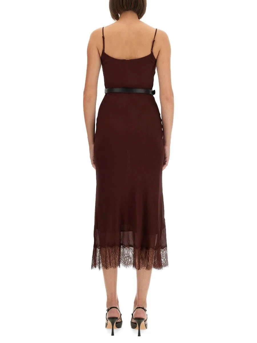 SELF-PORTRAIT MIDI DRESS WITH LACE INSERTS sold by Siebentaschen product image thumbnail 3