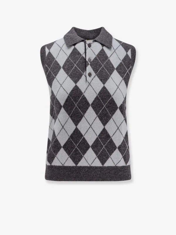 LISA YANG Riana Sparkle Jacquard sweater made by Lisa Yang