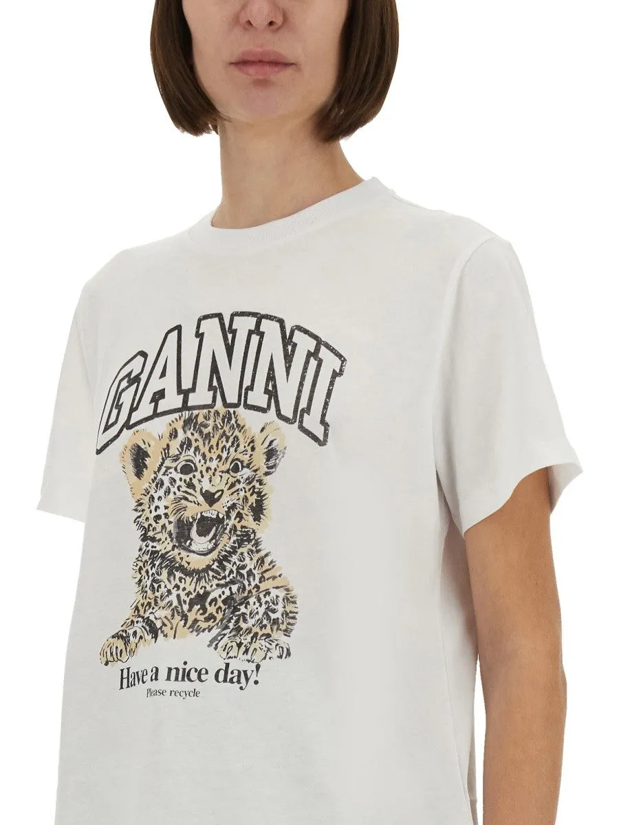 GANNI "LEOPARD" T-SHIRT sold by Siebentaschen product image thumbnail 4