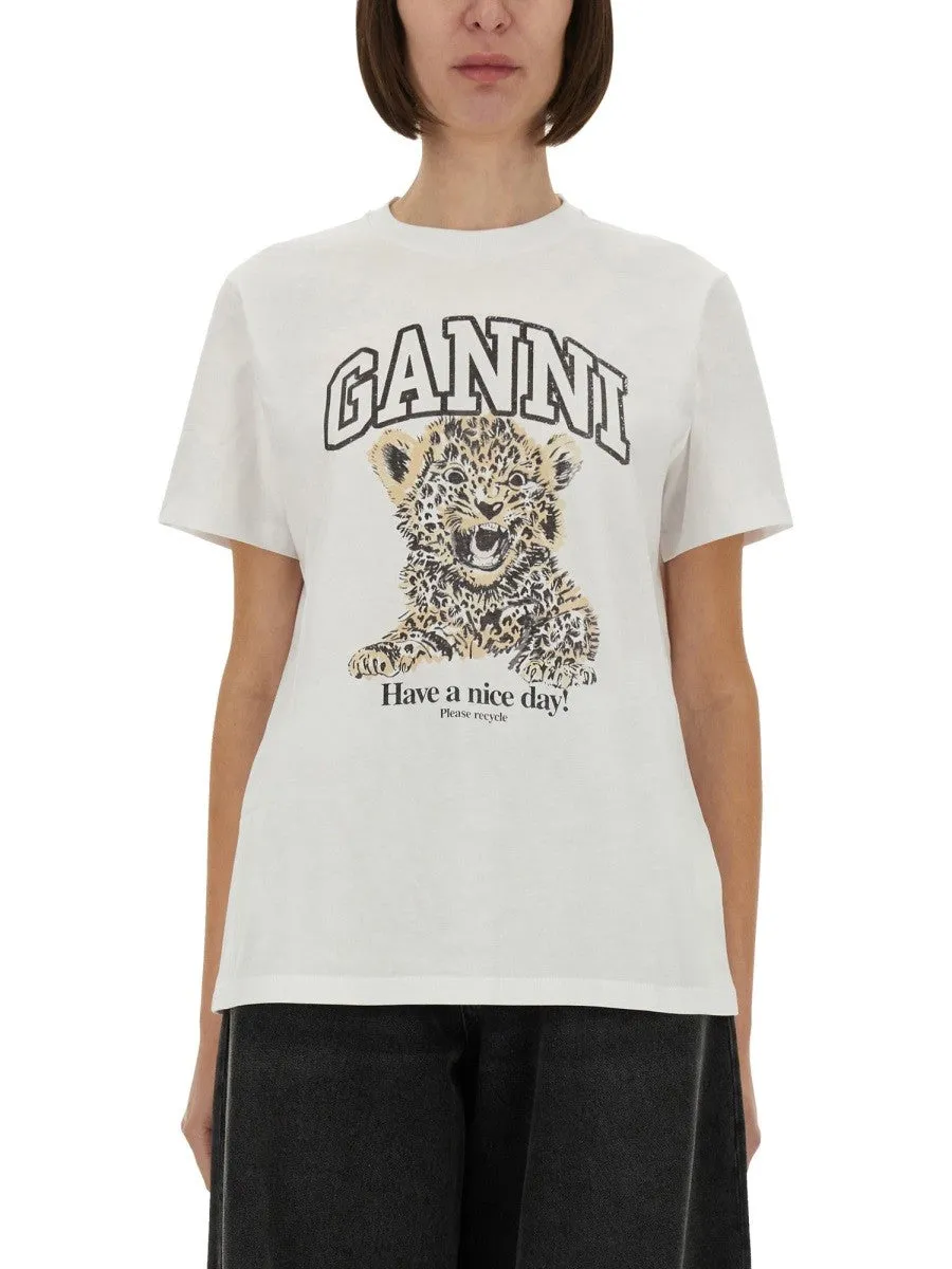 GANNI "LEOPARD" T-SHIRT sold by Siebentaschen